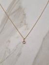 Birthstone Necklace June Tanzanite Purple