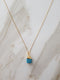 Birthstone Necklace December Turkoois