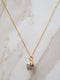 Birthstone Necklace April Herkimer