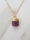 Birthstone Necklace February Amethist