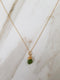 Birthstone Necklace August Peridoot