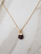 Birthstone Necklace January Granaat